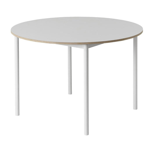 Base Tisch Ø110cm Weiß