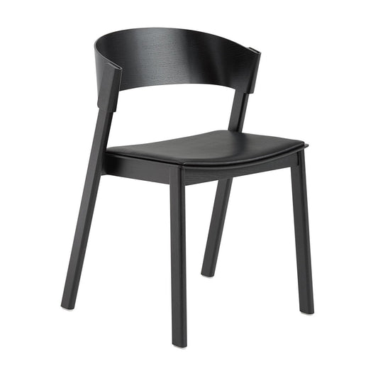 Cover Stuhl Leder Schwarz