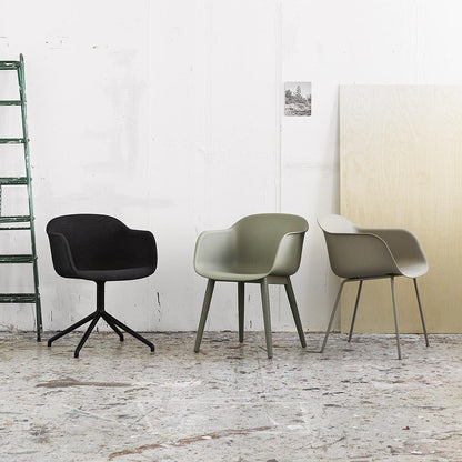 Fiber Chair Drehstuhl Schwarz