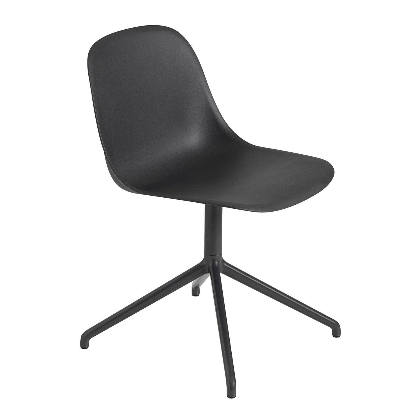 Fiber Side Chair Drehstuhl Schwarz