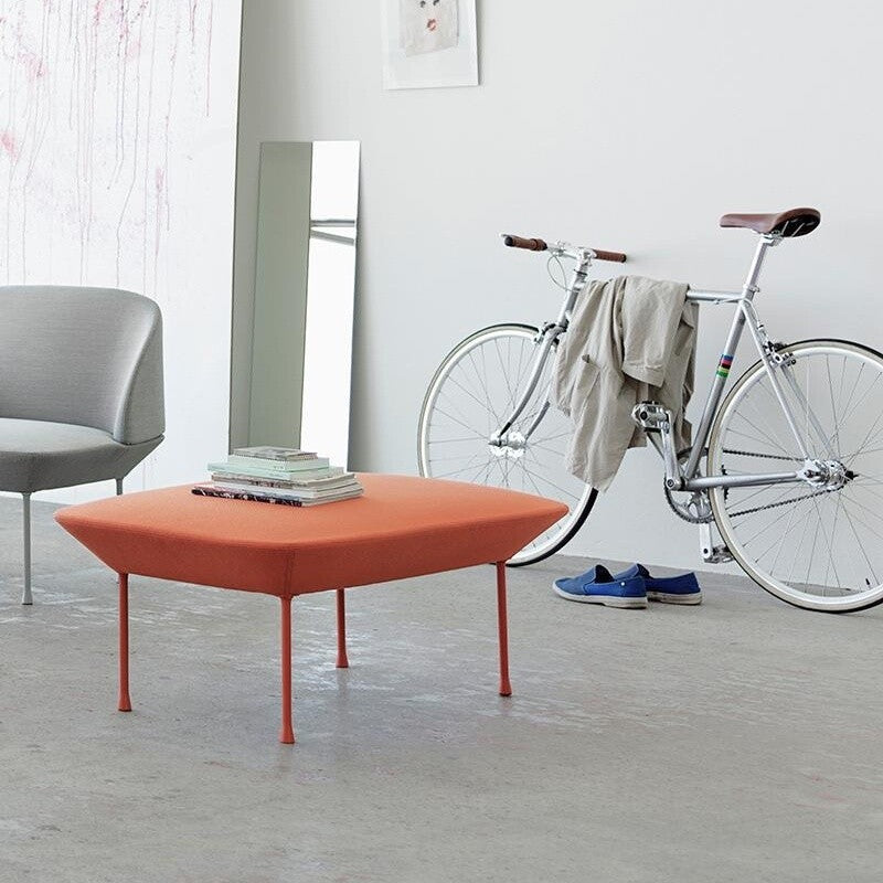 Oslo Pouf/Hocker Hellgrau