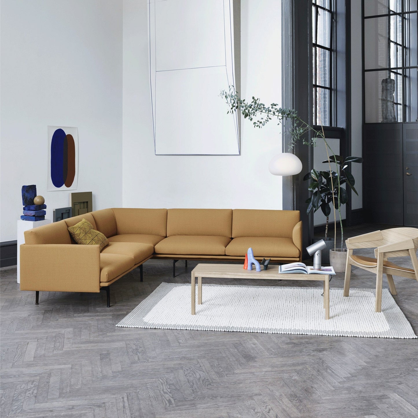 Workshop Kaffeetisch/Couchtisch L 120cm Schwarz