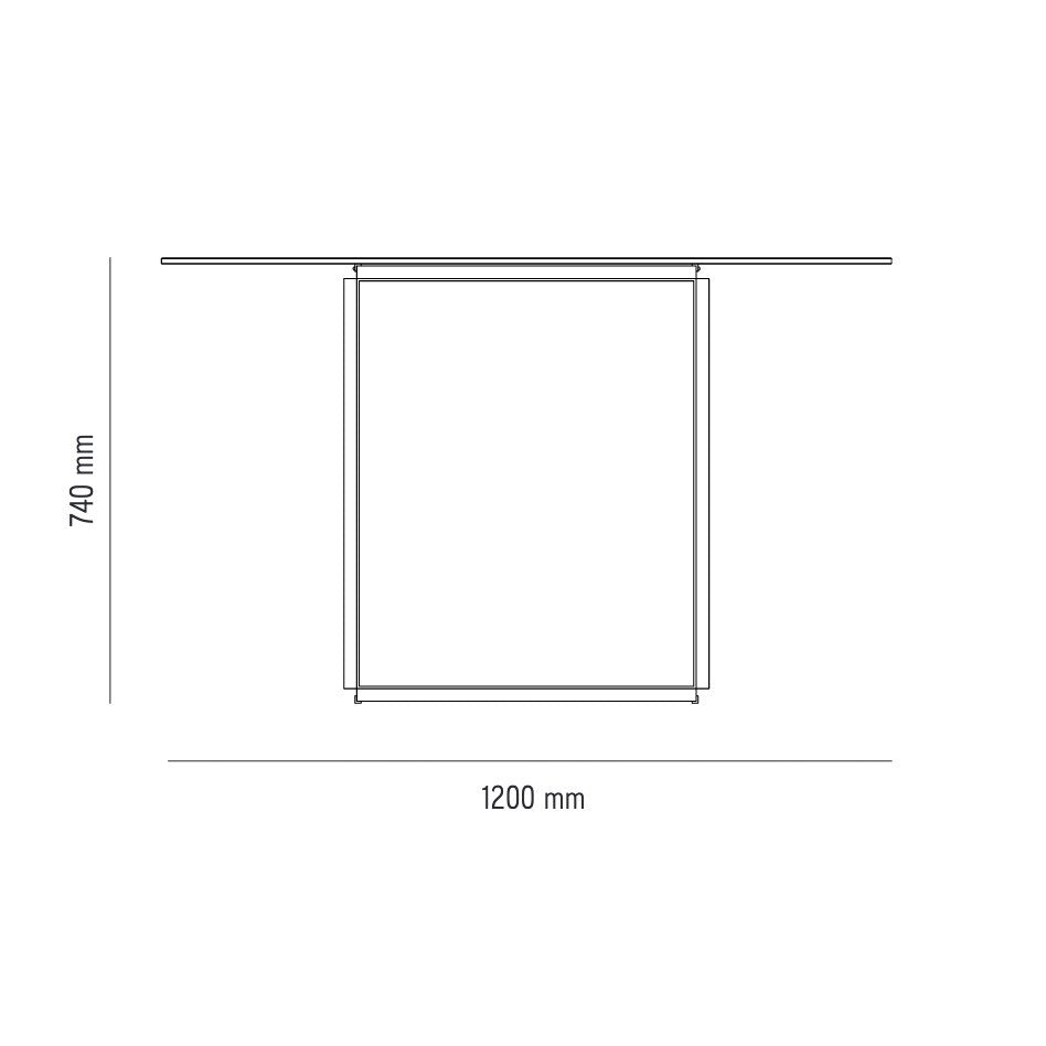 Florence Esstisch Ø120cm Schwarz