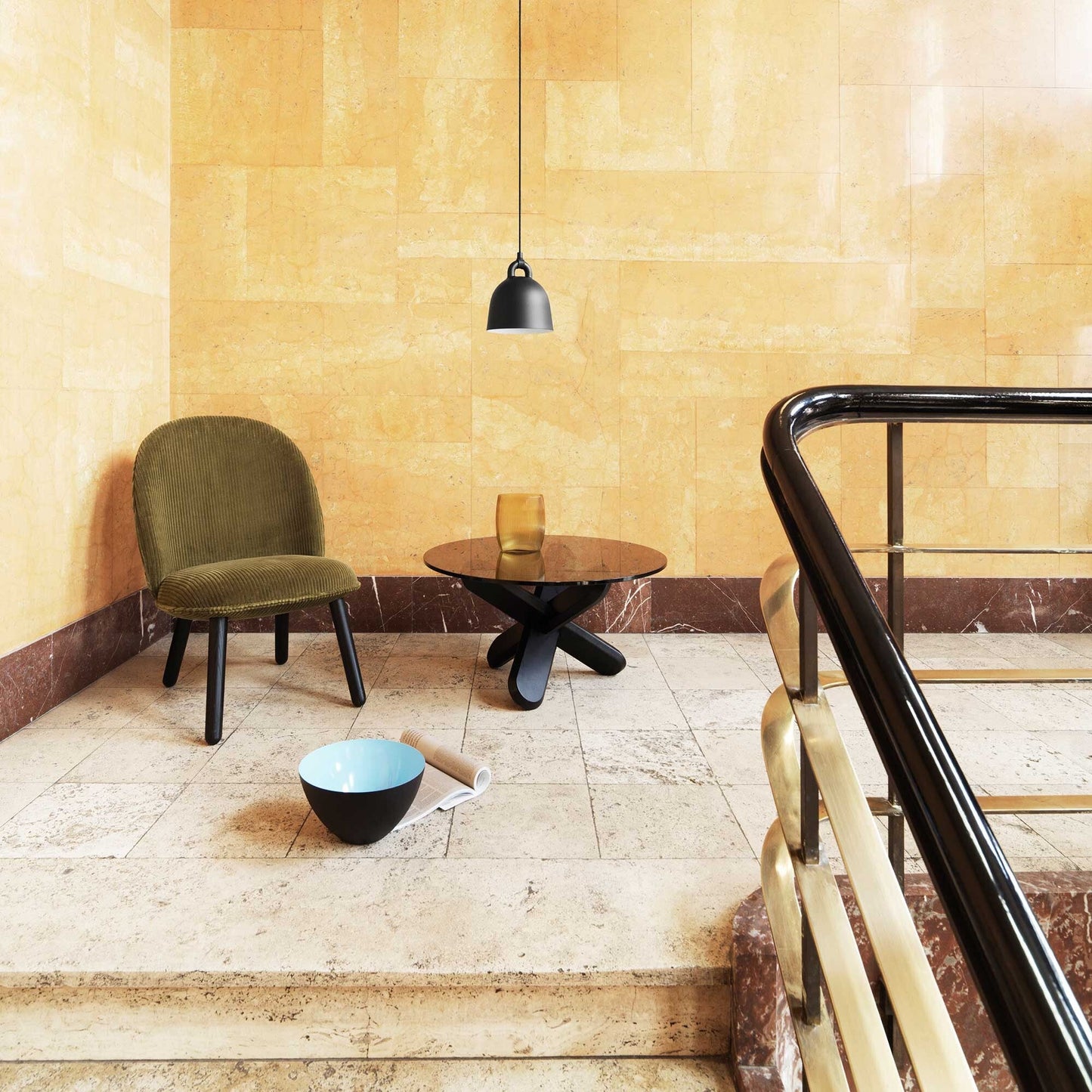 Ding Beistelltisch Schwarz