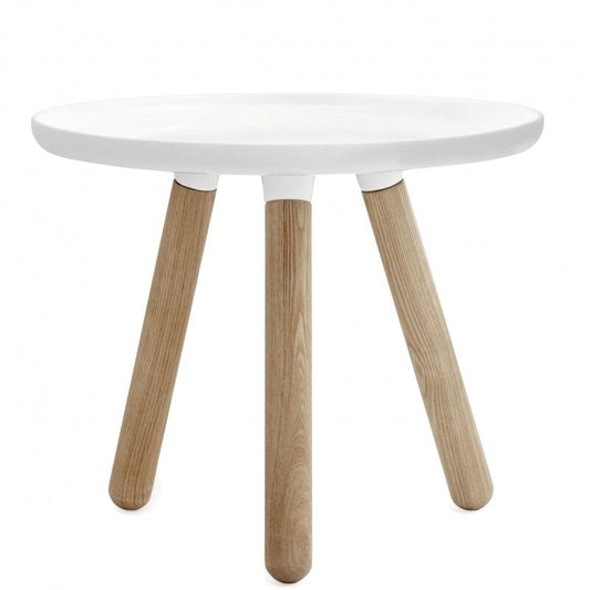 Tablo Beistelltisch Ø50cm Weiß