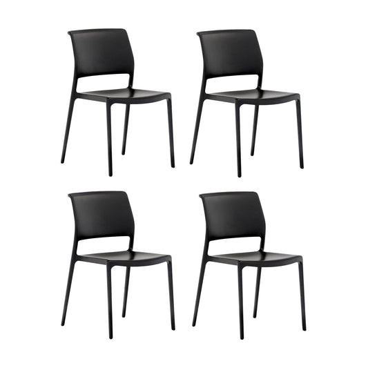 Ara 310 Gartenstuhl 4er Set Schwarz