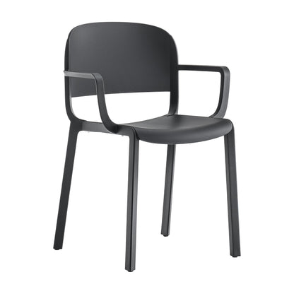 Dome 265 Gartenarmlehnstuhl Schwarz