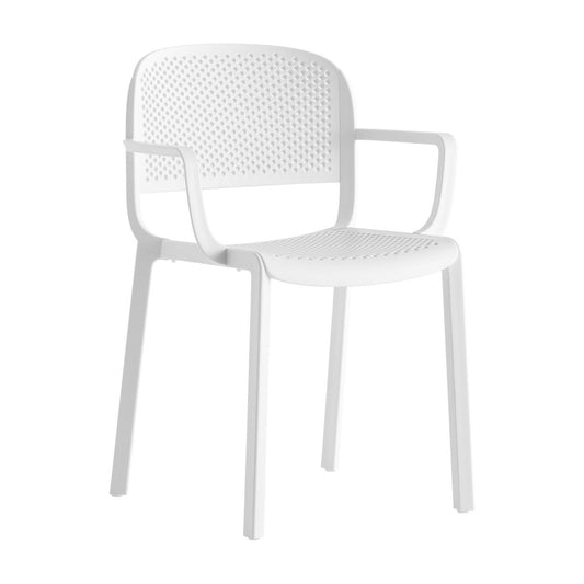 Dome 266 Gartenarmlehnstuhl Schwarz