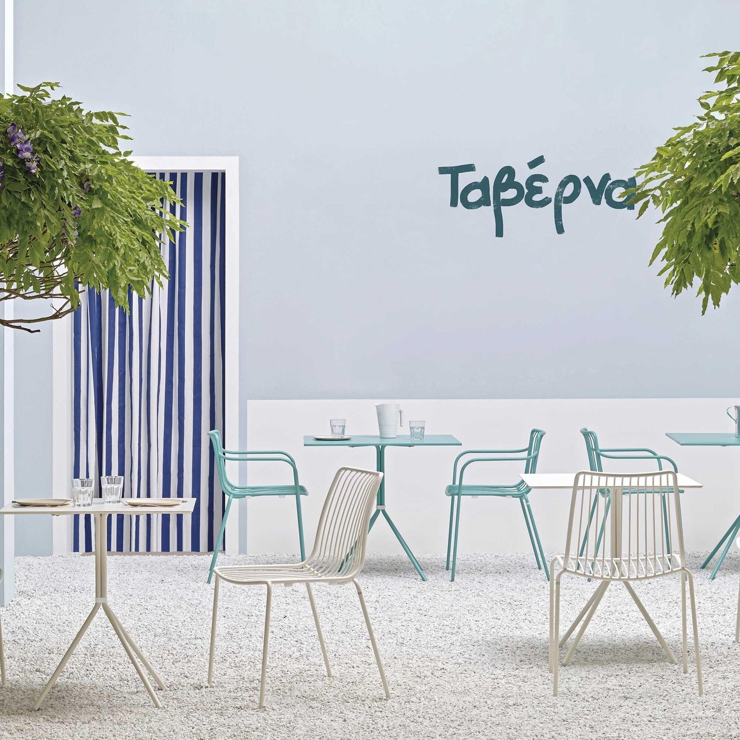 Nolita 3651 Gartenstuhl/ hohe Rückenlehne Natur