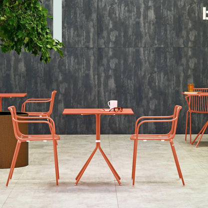 Nolita 3655 Gartenarmlehnstuhl/niedrige Rückenlehne Anthrazit