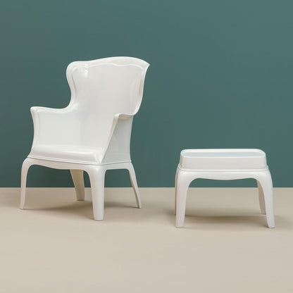 Pasha 661 Hocker/ Beistelltisch Weiß