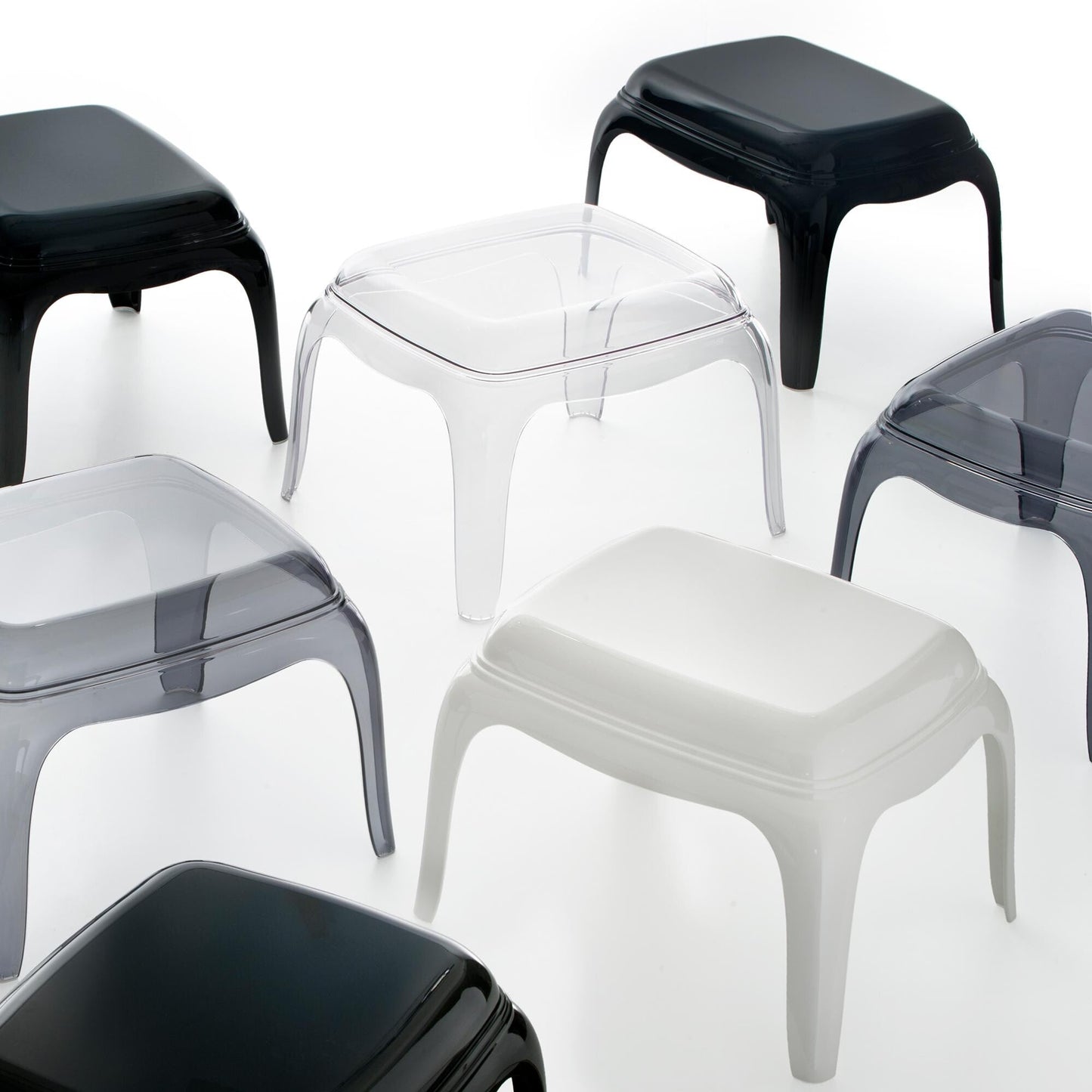 Pasha 661 Hocker/ Beistelltisch Schwarz