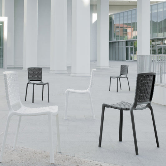 Tatami 305 Gartenstuhl 4er Set Anthrazit