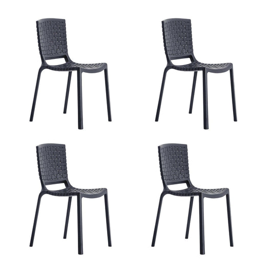 Tatami 305 Gartenstuhl 4er Set Anthrazit