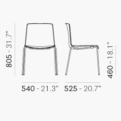 Tweet 890 Bi-Color Stuhl Schwarz
