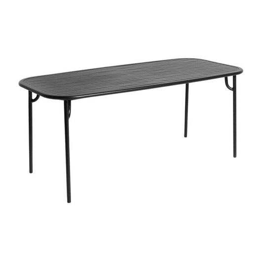 Week-End Gartentisch 85x180cm Schwarz