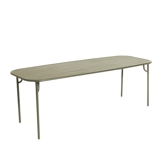 Week-End Gartentisch 85x220cm Schwarz