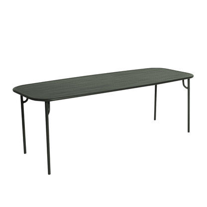 Week-End Gartentisch 85x220cm Schwarz