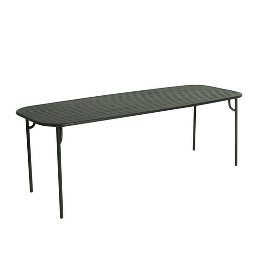 Week-End Gartentisch 85x220cm Schwarz