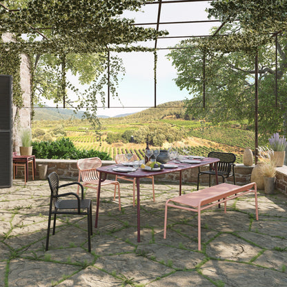 Week-End Gartentisch 85x220cm Schwarz