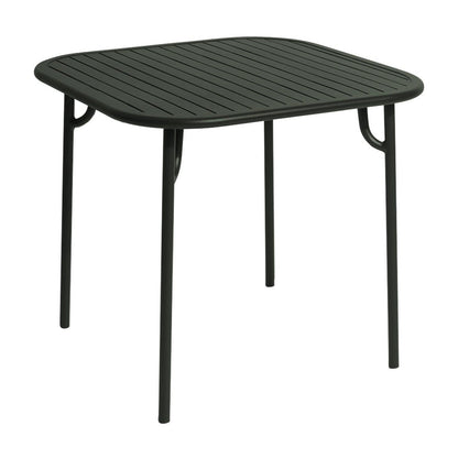 Week-End Gartentisch 85x85cm Schwarz
