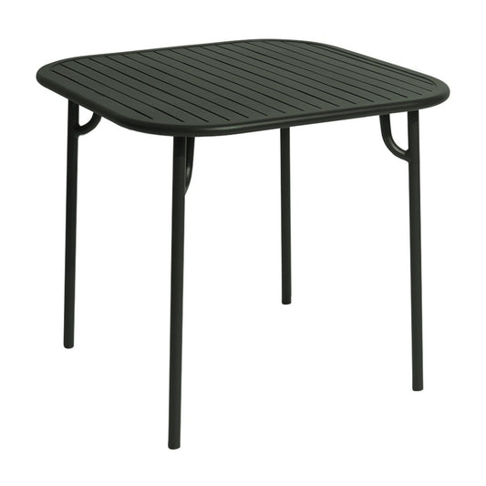 Week-End Gartentisch 85x85cm Schwarz