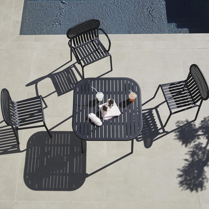 Week-End Gartentisch 85x85cm Schwarz