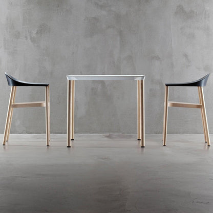 Monza Tisch 80x80x73cm Schwarz