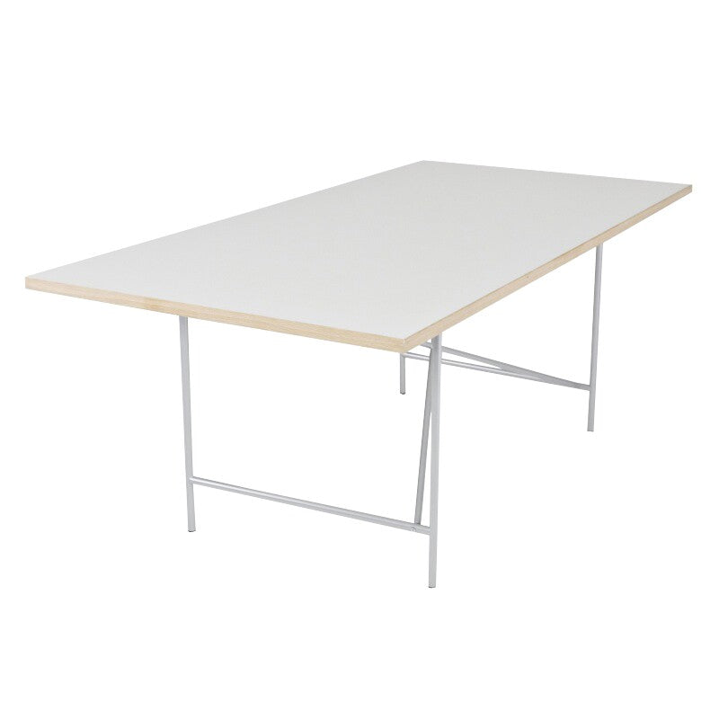 Eiermann 1 Tisch 180x90cm Gestell exzentrisch Weiß