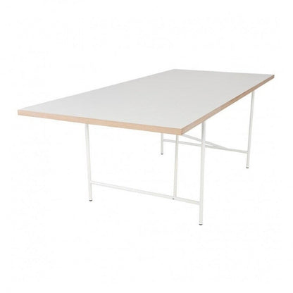 Eiermann 1 Tisch 180x90cm Gestell mittig Weiß