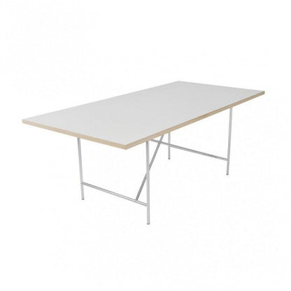 Eiermann 1 Tisch 160x80cm Gestell mittig Weiß