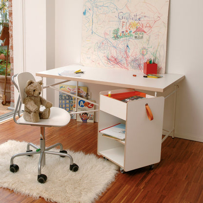 Schulfreu(n)de Eiermann Kinderschreibtisch 75x150cm Weiß