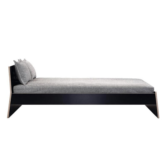 Stockholm Doppelbett 160x200cm mit Kopfteil Schwarz