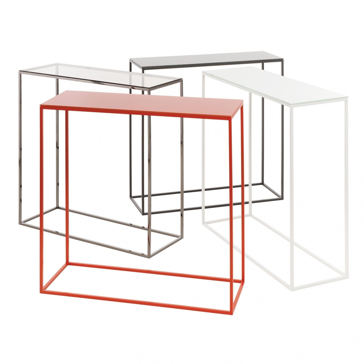 Rack Konsolentisch Schwarz