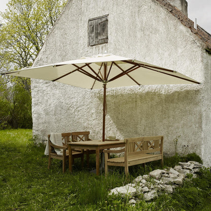 Skagerak Atlantis Sonnenschirm quadratisch 330x330cm Weiß