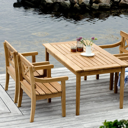 Skagerak Drachmann Gartenarmlehnstuhl Natur