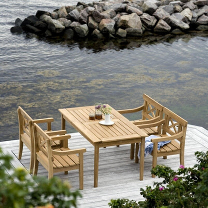 Skagerak Drachmann Gartenarmlehnstuhl Natur