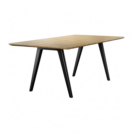 1500 Esstisch 200x100cm Schwarz