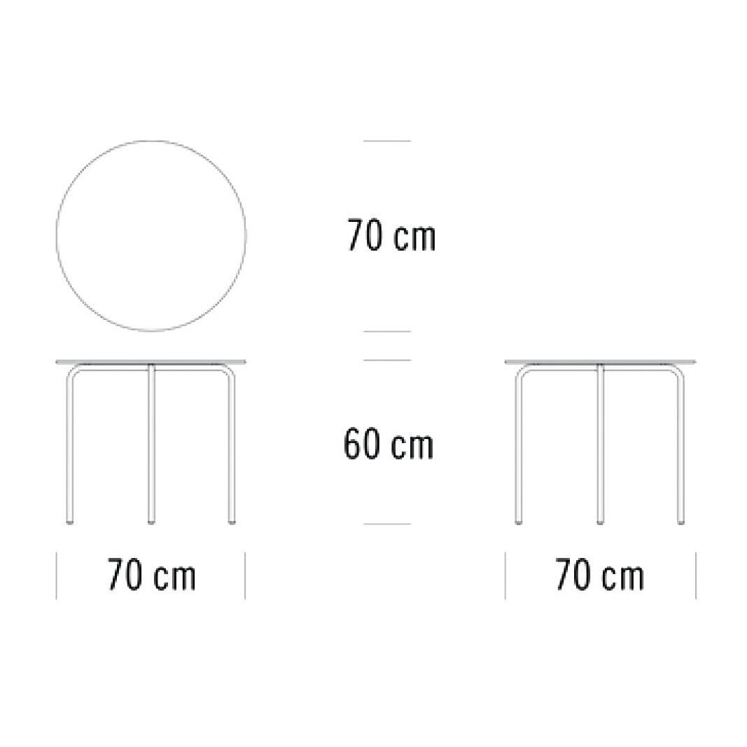 MR 515 Beistelltisch Schwarz