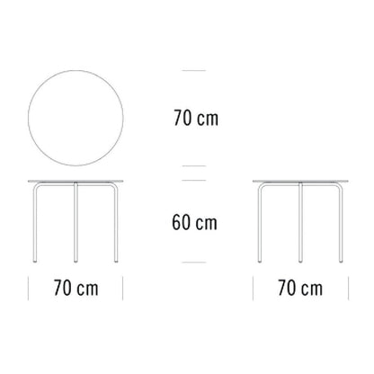 MR 515 Beistelltisch Schwarz