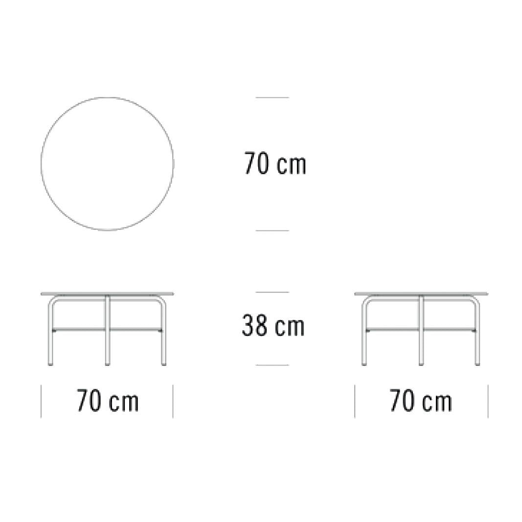 MR 516/1 Beistelltisch Schwarz