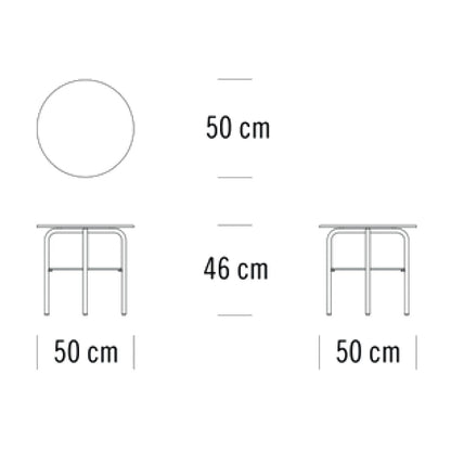 MR 517/1 Beistelltisch Schwarz