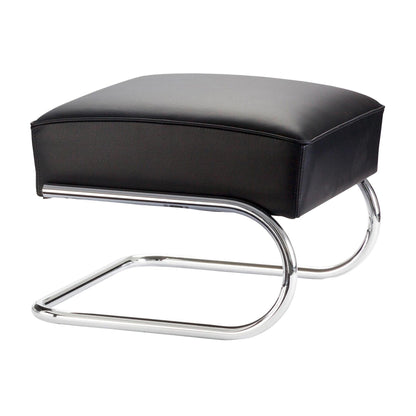 S 411 H Hocker Leder Schwarz