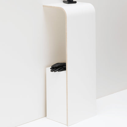 Fon Konsolentisch mit Kabelablage Weiß