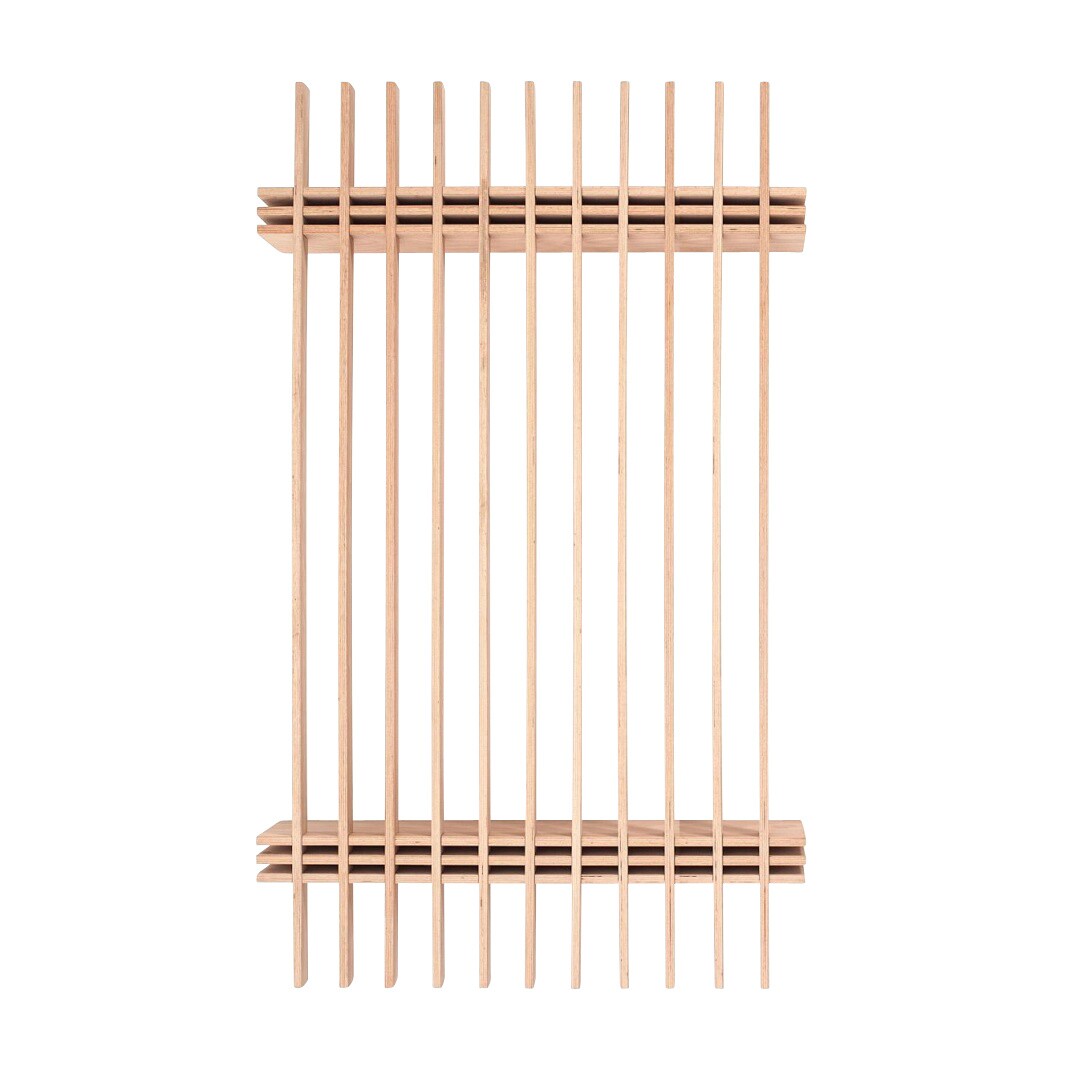 Parallel L Bett 205cm Natur