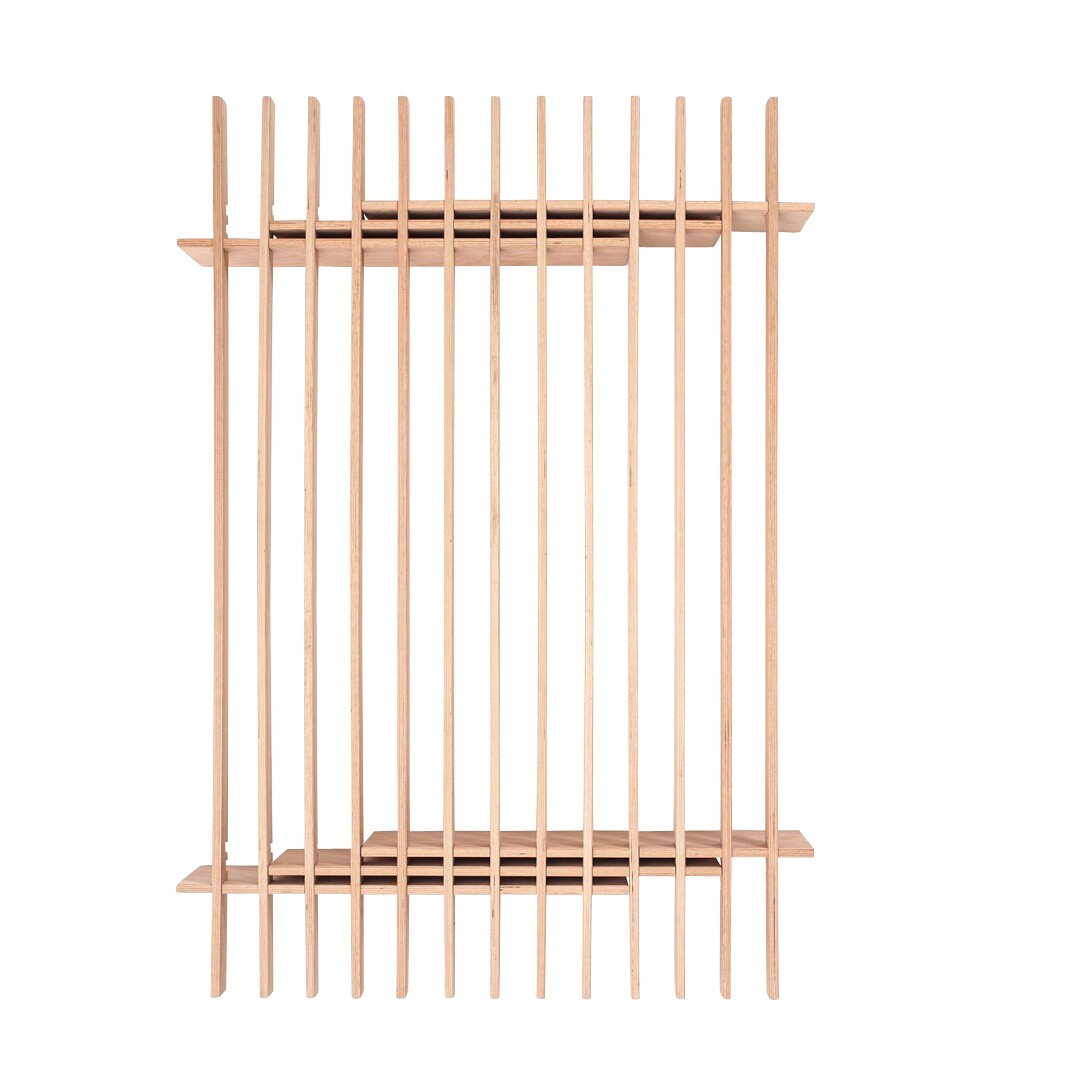 Parallel L Bett 205cm Natur