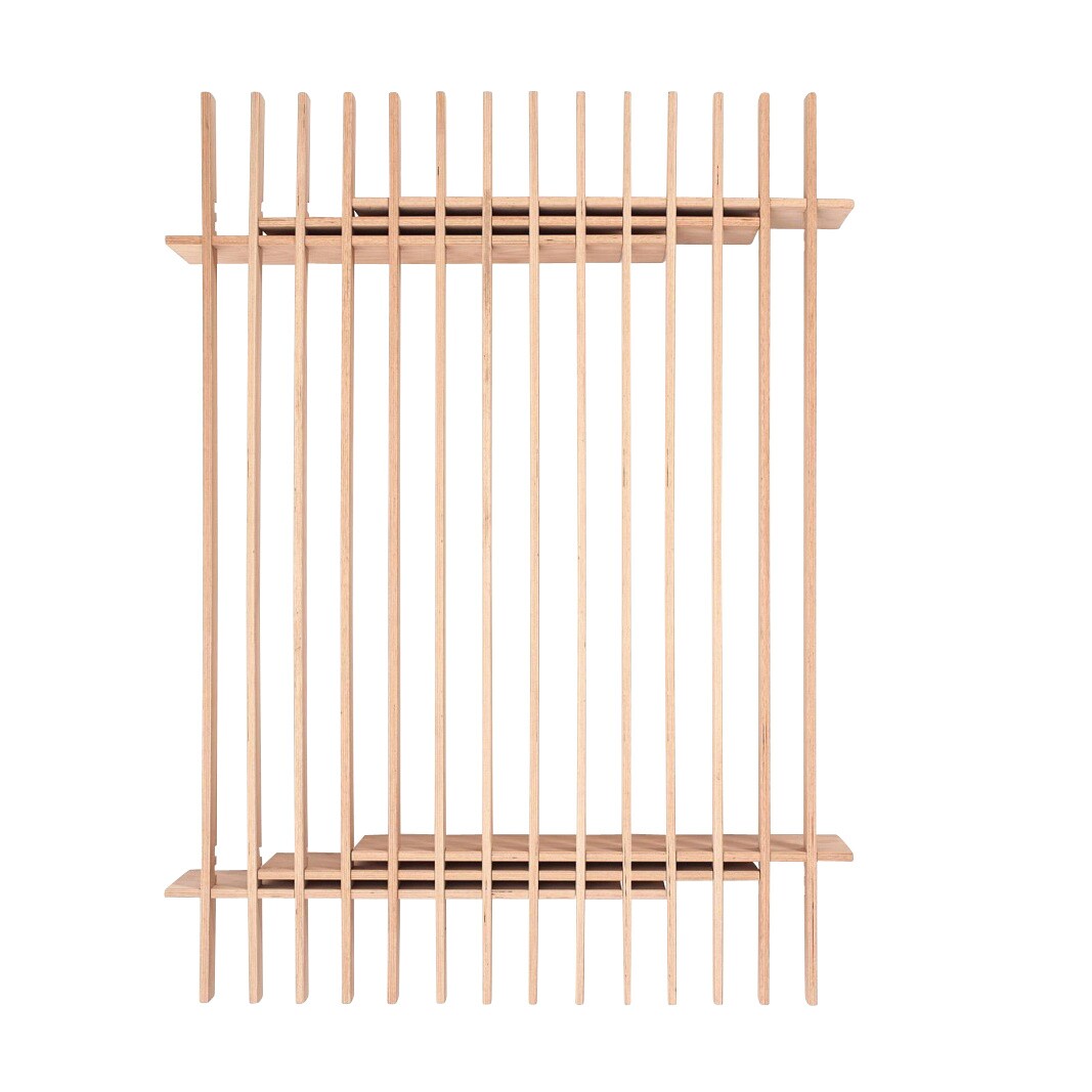 Parallel L Bett 205cm Natur