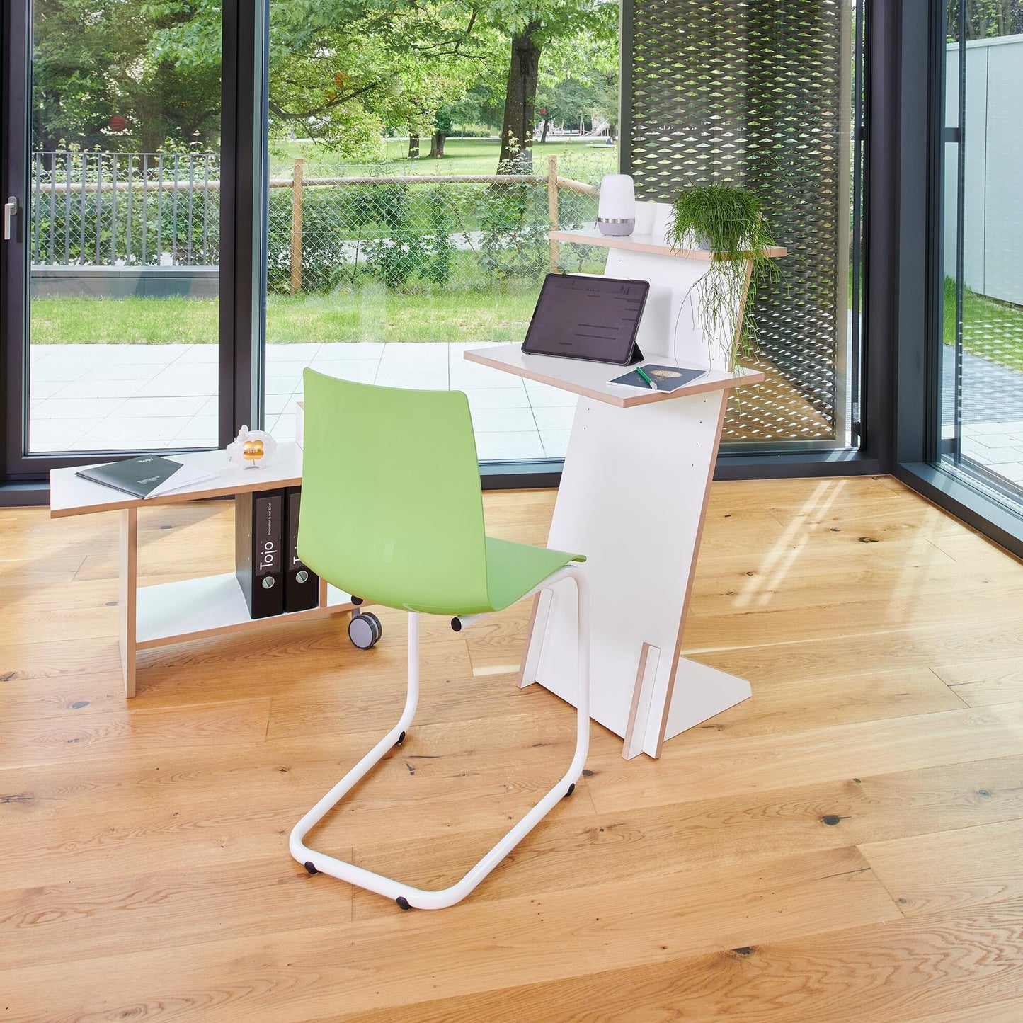 Pult Stehpult/Schreibtisch Weiß