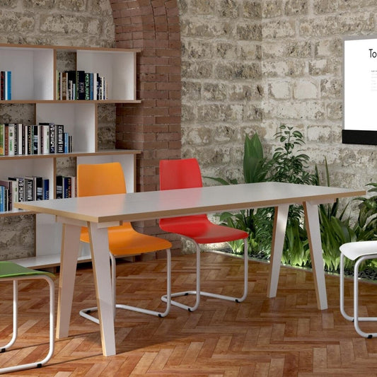 Steck Esstisch 200x90cm Weiß