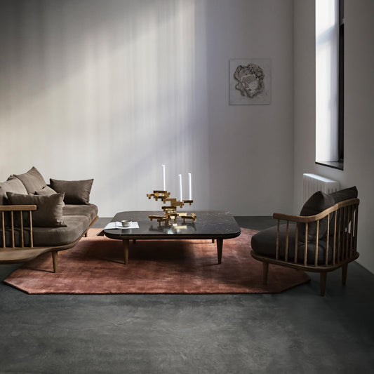 Fly SC11 Couchtisch 120x120cm Schwarz